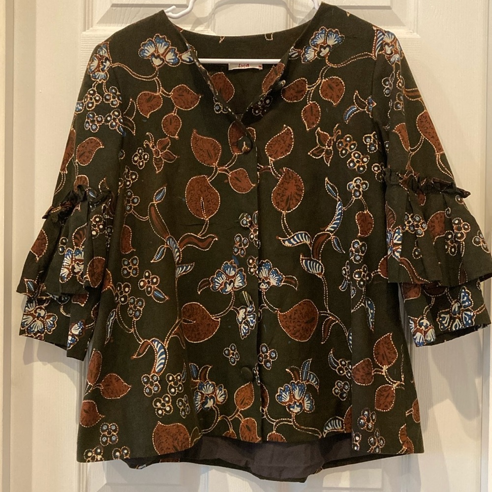 Batik Print Cotton Jacket